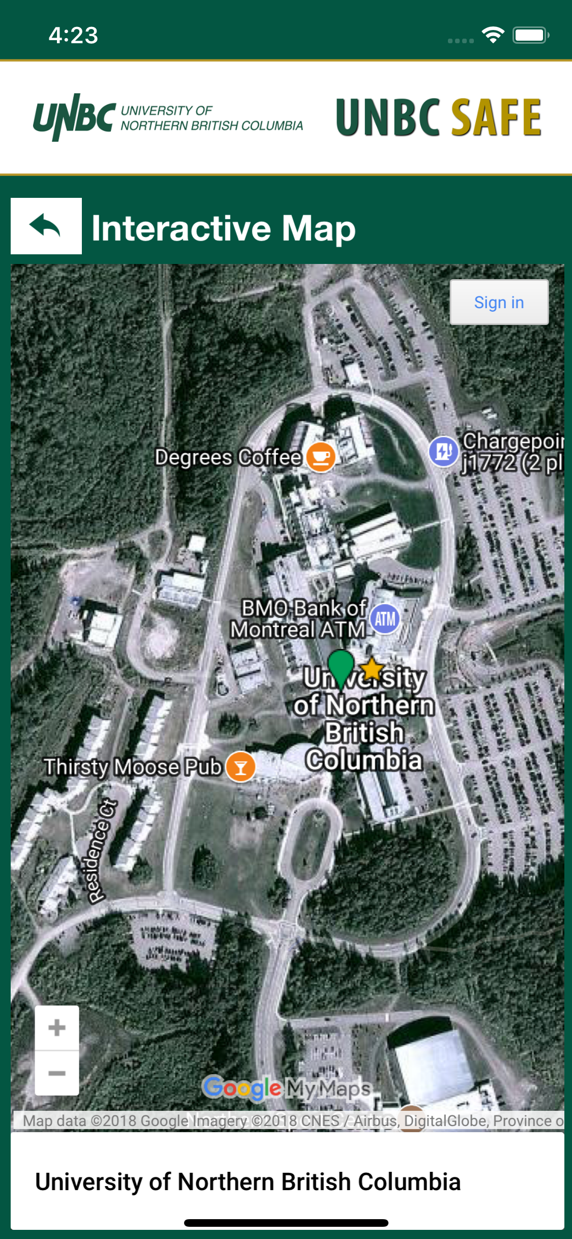 UNBC Safe