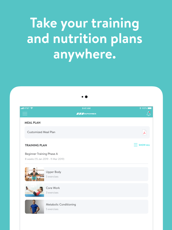 Screenshot #5 pour Mpower Fitness Online