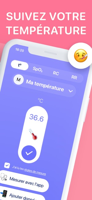 Body Temperature App For Fever dans l'App Store