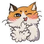 Download Cat Bigmoji Funny Stickers app