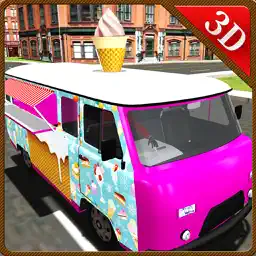 Ice Cream Delivery Truck & Transporter Simulator app icon