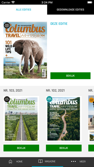 Columbus Travel Magazine Screenshot