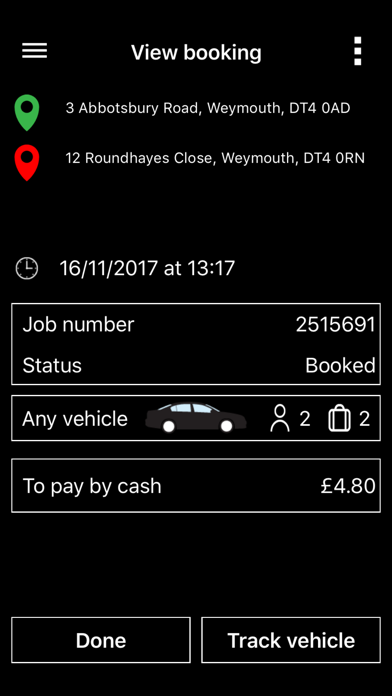 Weyline Taxis and Private Hire Screenshot