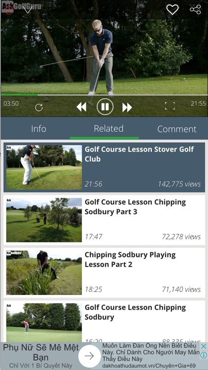 Golf tutorial and highlight - learning, practice
