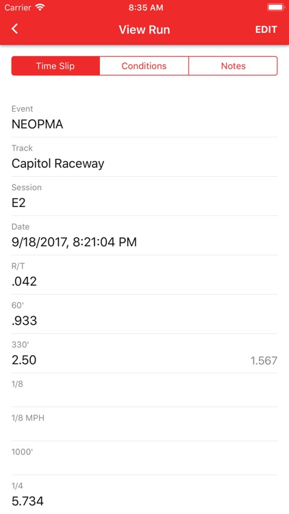 DragTuner Log Book & Weather