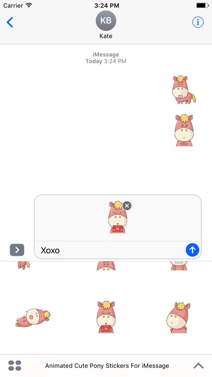 Animated Cute Pony Stickers For iMessage