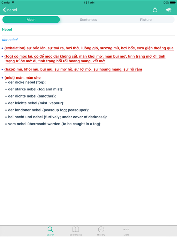 Screenshot #5 pour Từ Điển Đức Việt (German Vietnamese Dictionary)