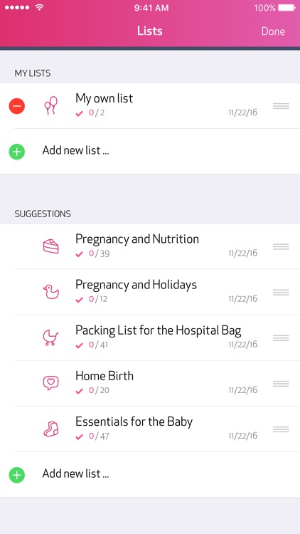 BabyCheck: Todos for Pregnancy Birth & Baby screenshot-3