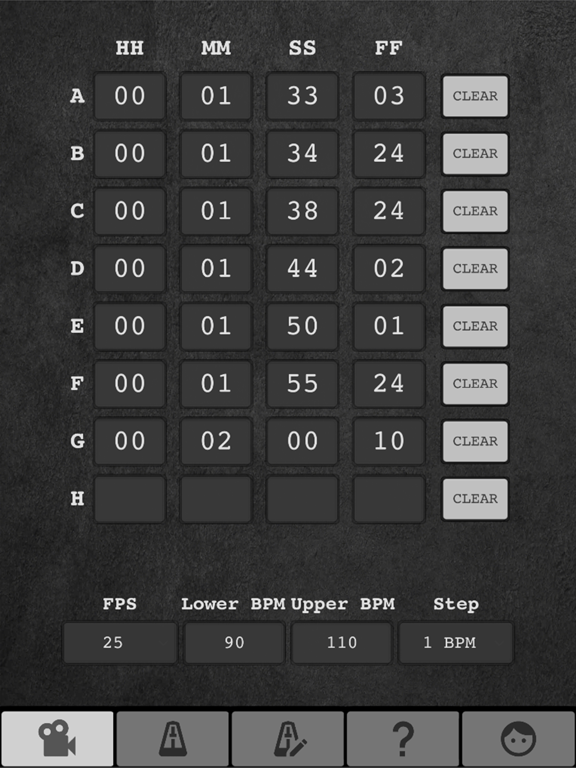 Screenshot #4 pour Tempo Finder for Film Scoring