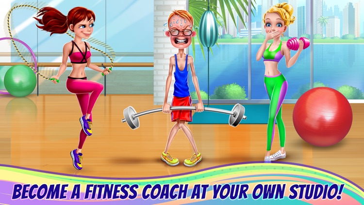 Fitness Girl - Dance and Play at the Gym