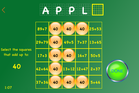 Math Word Go - Addition screenshot 3