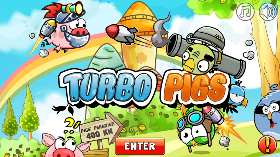 #1. Turbo Pigs - Run Piggy Run! (iOS) 由: Robert Siladji