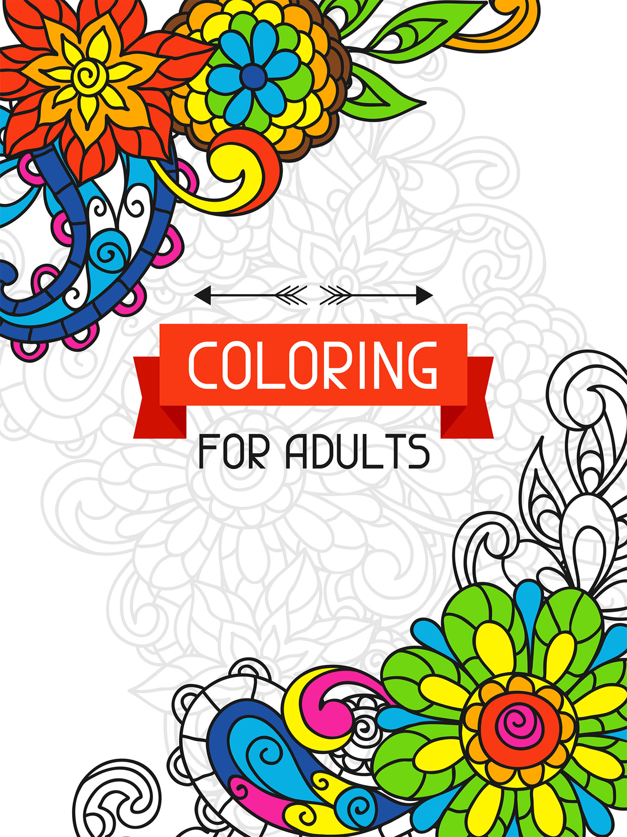 Adults Coloring Book Color Therapy for Anti-Stress screenshot 6