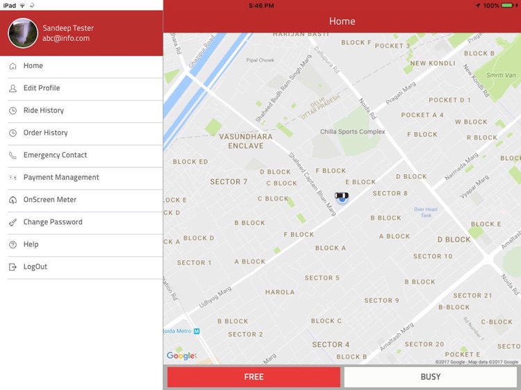 FIKISHA Driver for iPad