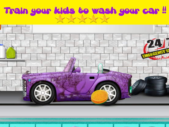 Kids Car Wash iPad screenshot