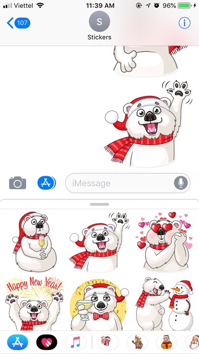 Screenshot #2 pour Christmas Ted Frosty Sticker