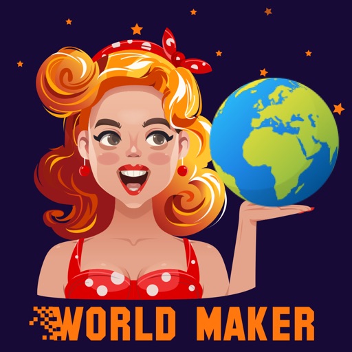 Pixel World Maker puzzle app iOS App