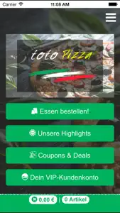 Toto Pizza Bönnigheim screenshot #1 for iPhone