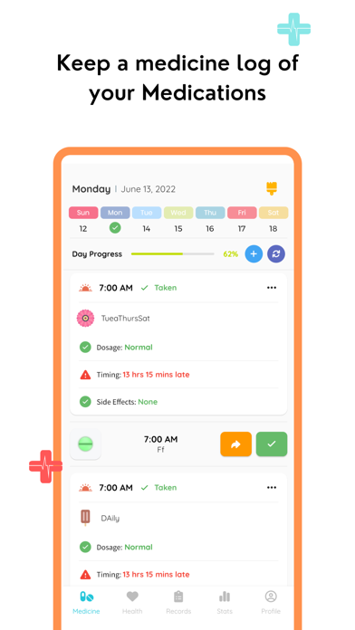 Tochi - Health & Pill Reminder Screenshot