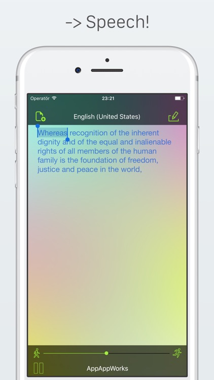 Aloud! - Text to speech