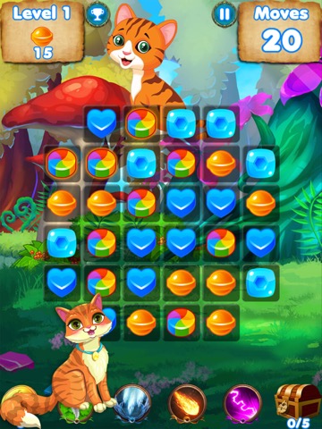 Kitty Crush - キャンディとネコのパズルゲームのおすすめ画像5