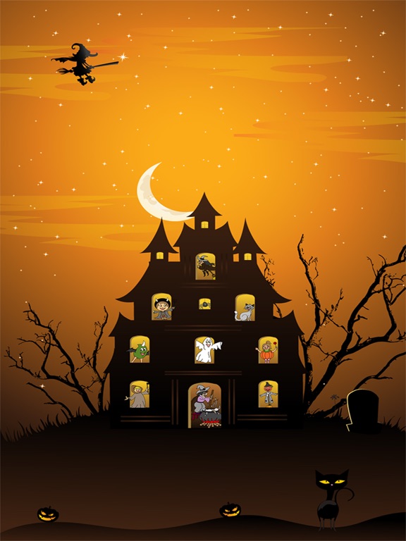 Kidoko Halloween Paint iPad screenshot 2 - Education app