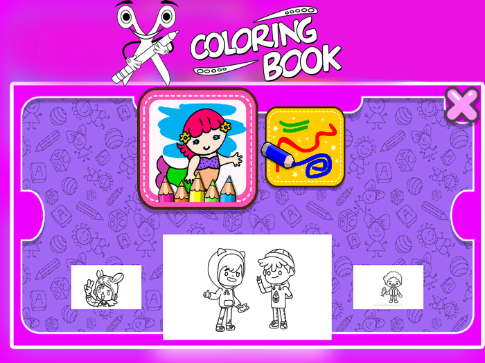 Toca Boca Coloring Book