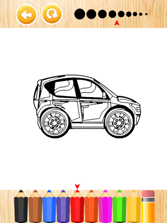 Screenshot #6 pour Speed racing car coloring book for kids games