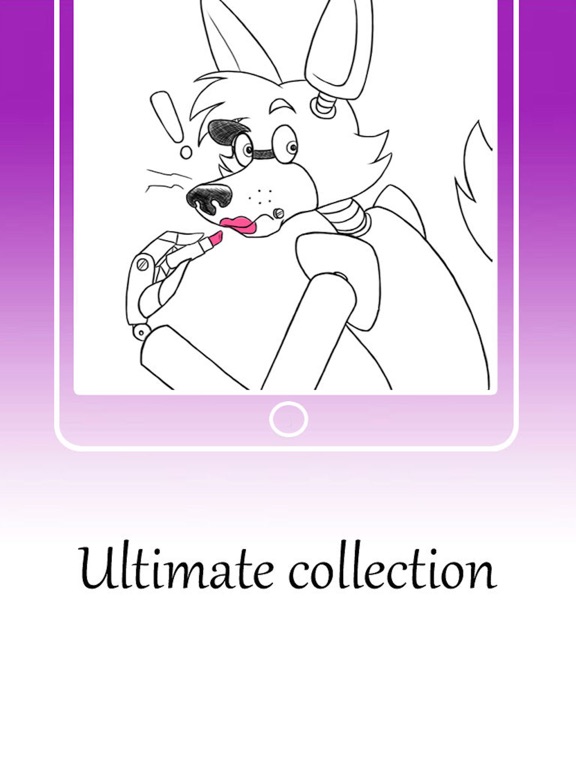 Screenshot #4 pour Coloring Pages Five Nights At Freddy's Edition