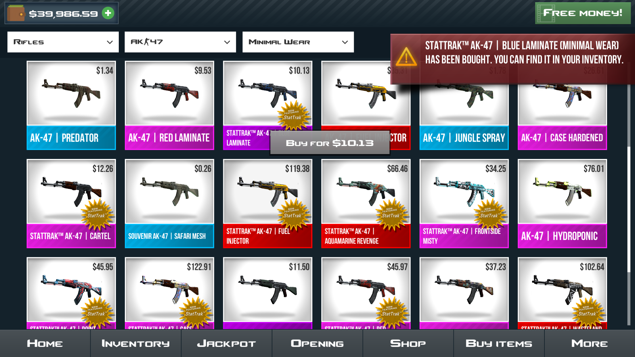 CS GO Jackpot Simulator