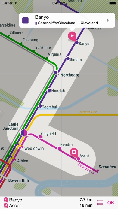 Screenshot #3 pour Brisbane Rail Map Lite