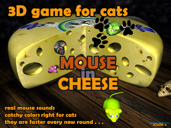 Screenshot #4 pour Mouse in Cheese - 3D game for cats