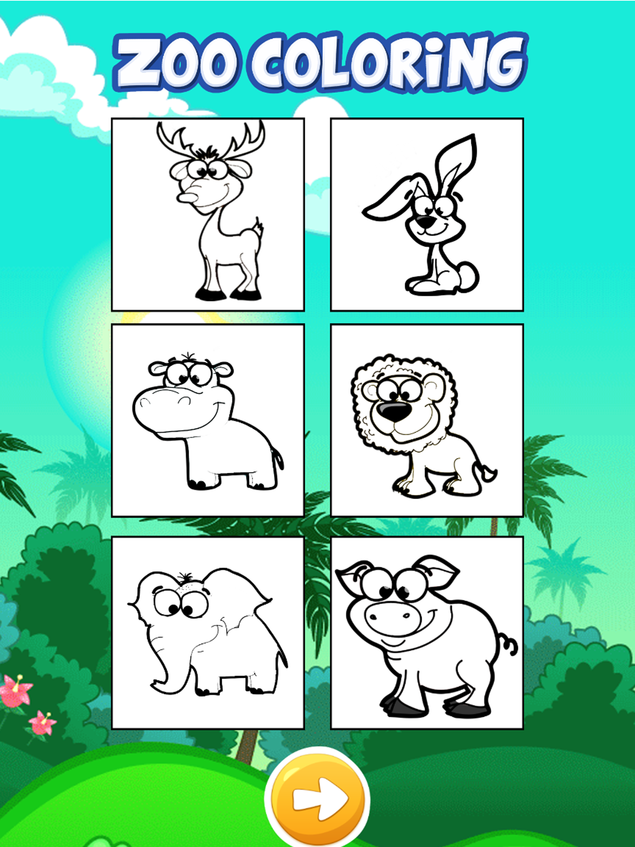 Farm coloring book games for kids