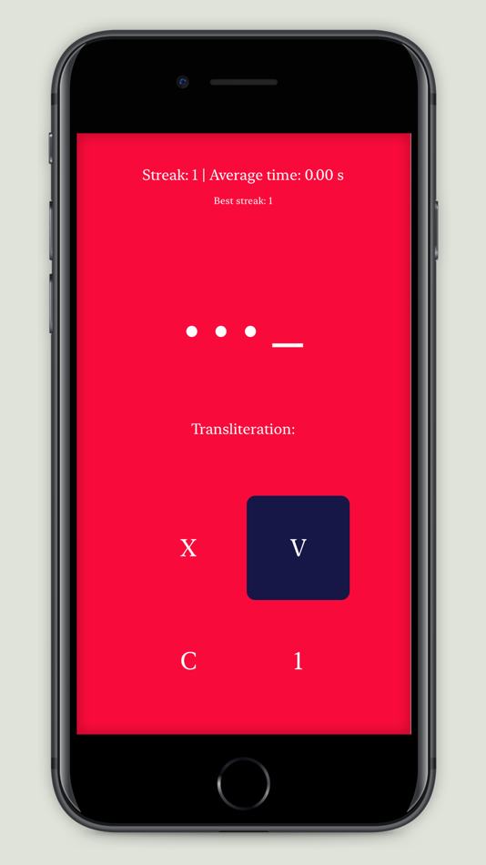 #4. Morse Code Letters (iOS) Podle: PJM