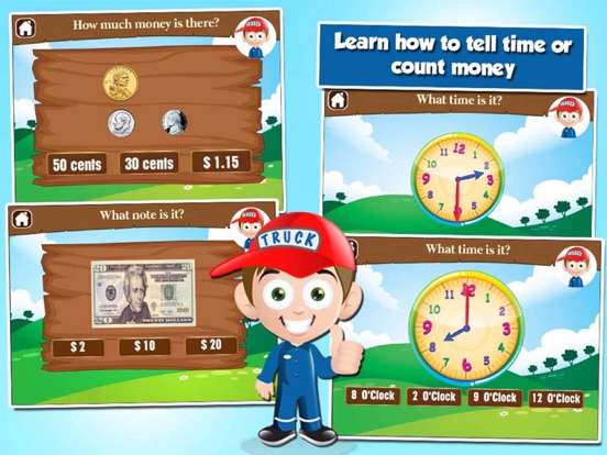 Screenshot #6 pour Trucks Grade 2 School Games