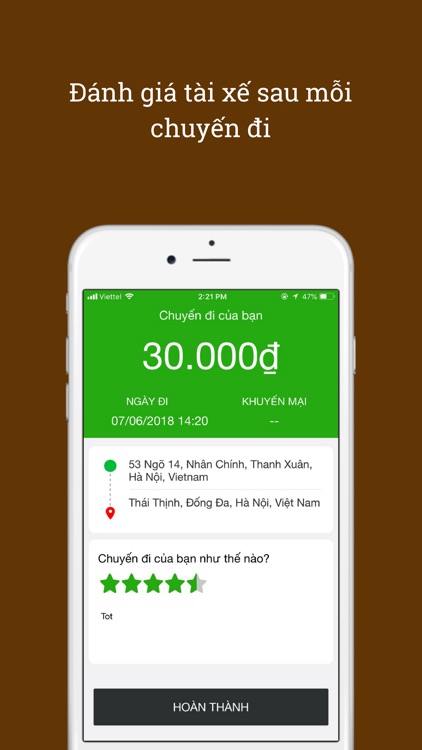 Grap Việt - Đặt Car Bike Taxi screenshot-8