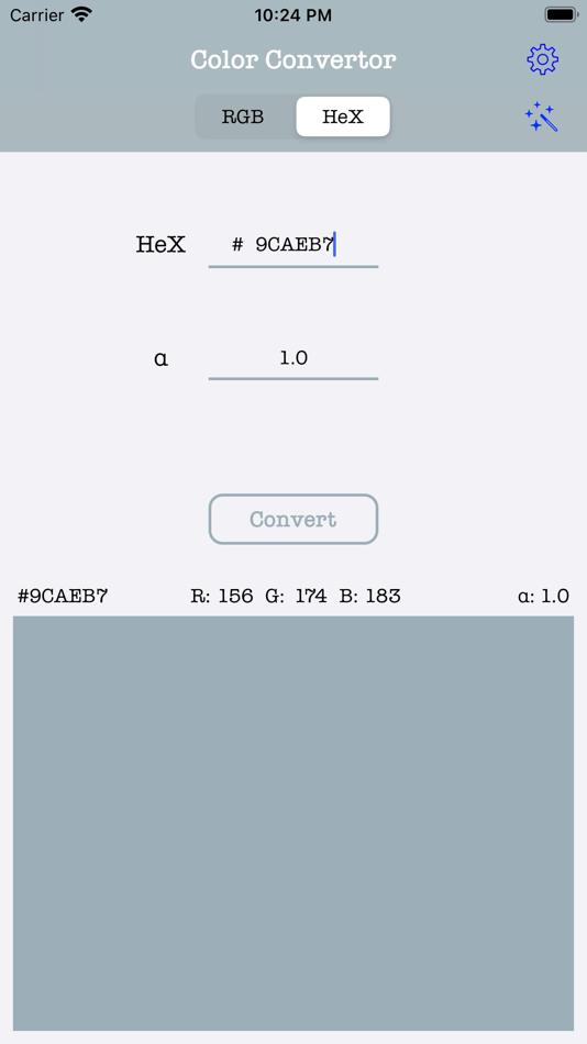 #4. Color Convertor (iOS) 由: Takuya Aso