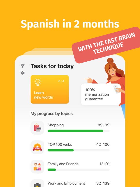 Bright - Spanish for beginnersのおすすめ画像1