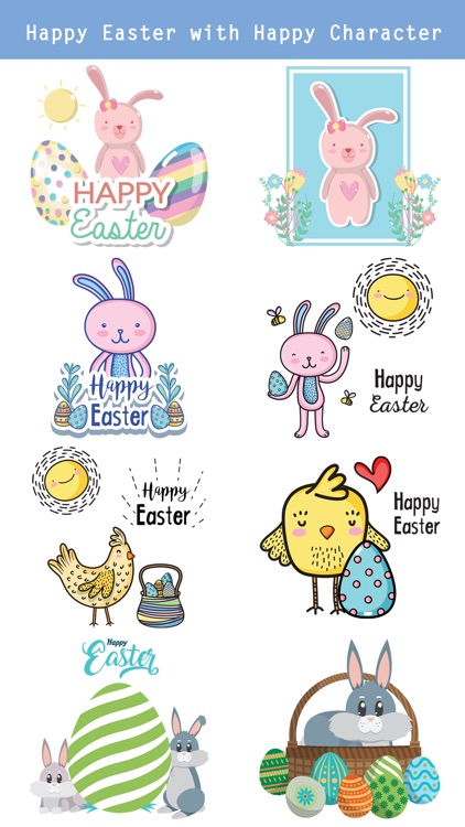 Happy Easter Day Stickers