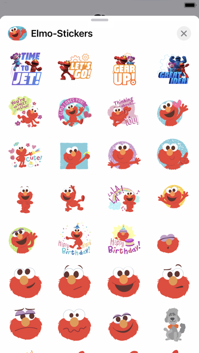 Elmo Stickers Screenshot