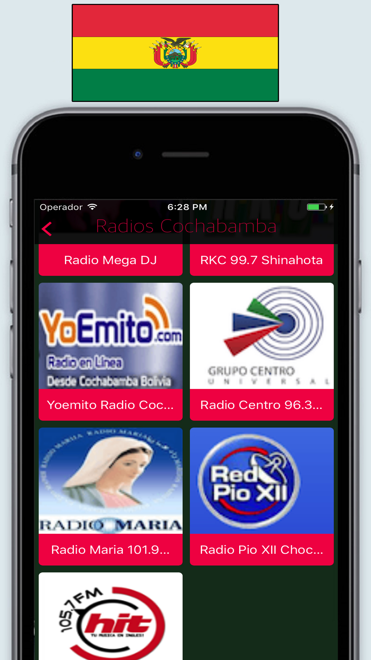 Radios de Bolivia / Emisoras Top en Vivo FM y AM