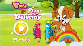 Game screenshot Pets Coloring Book Kids : games for boys & girls mod apk