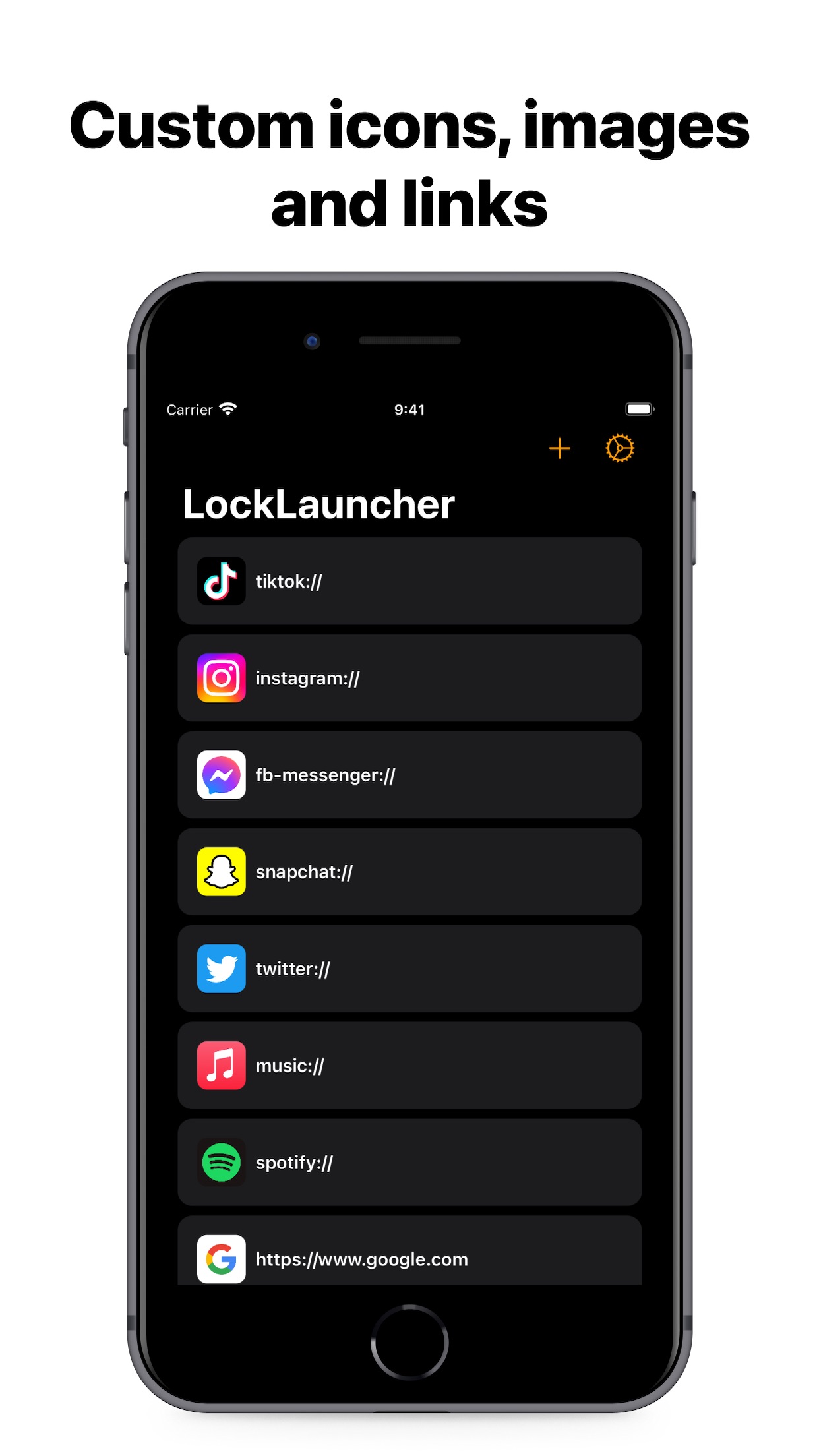 Screenshot do app LockLauncher Lockscreen Widget