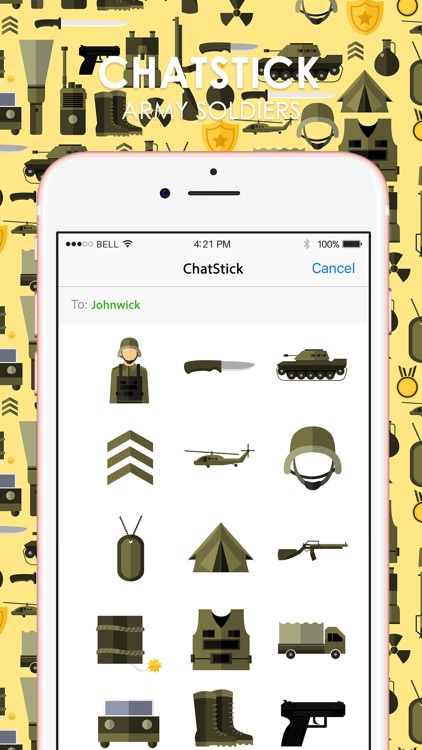 Army Soldiers Stickers Emoji Keyboard By ChatStick