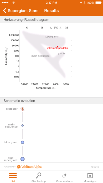 Screenshot #3 pour Wolfram Stars Reference App