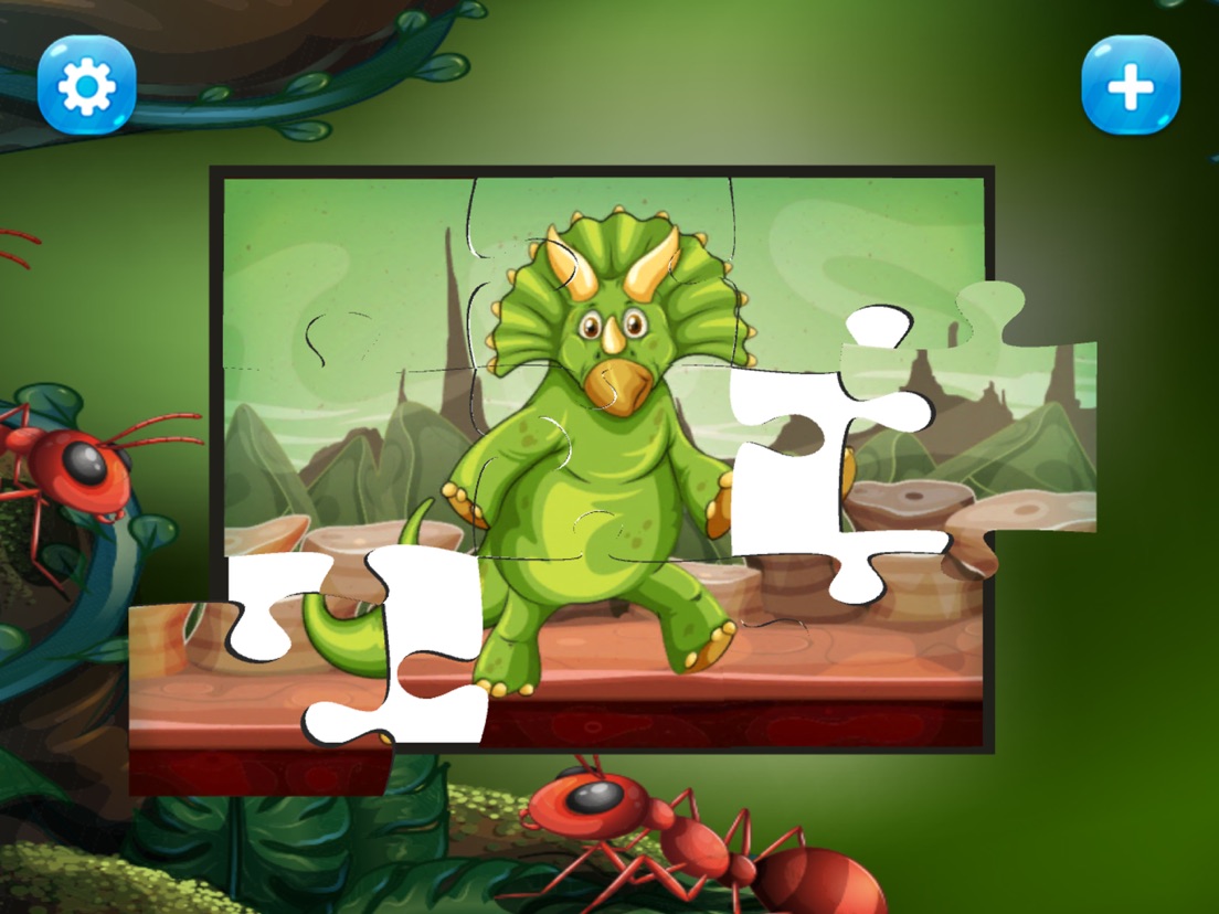 dinosaurus puzzel kinderspelen voor van 4 jaar - App voor iPhone, iPad en  iPod touch - AppWereld