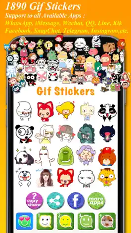 Game screenshot Gif Stickers for WhatsApp mod apk