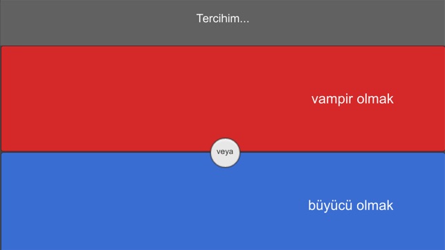 ‎Tercihin Ne?