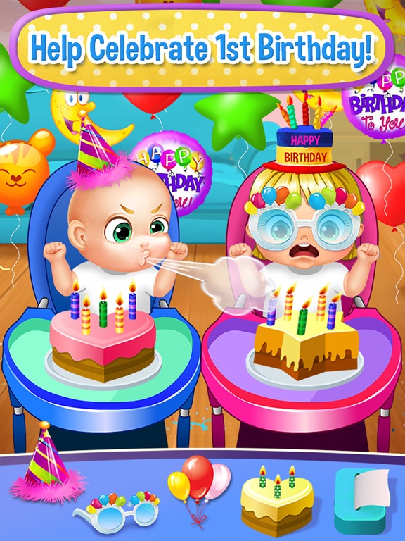 Screenshot #4 pour Baby Twins - Newborn Feed, Care & Two Terrible
