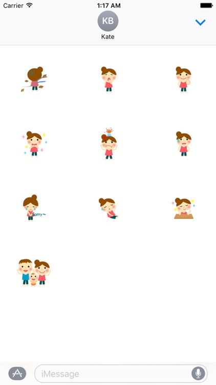 Mother And Baby Emoji Stickers